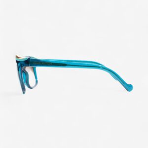 Louis Vuitton Ivy Cat Sunglasses Petrole Blue / Gold Acetate 140mm | Luna Bags