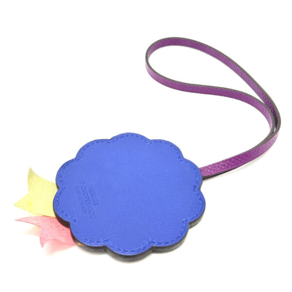 HERMES Bag charm Anyomilo / Epsom purple flour Limited to Omotesando Women Used | Luna Bags