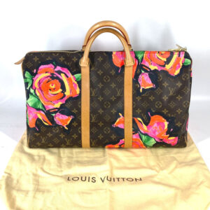 LOUIS VUITTON Boston Duffel bag M48605 Monogram canvas Brown Monogram Rose Keepall 50 | Luna Bags