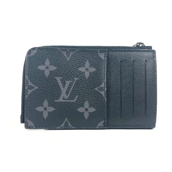 LOUIS VUITTON Folded wallet M81568 Monogram Eclipse Canvas black Monogram Eclipse hybrid wallet unisex(Unisex) Used | Luna Bags
