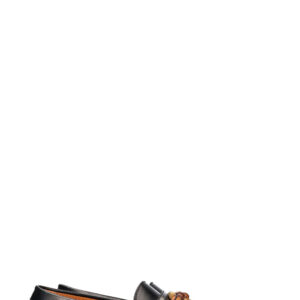 GUCCI Bamboo Horsebit Loafer Flats Black | Luna Bags