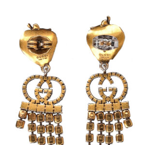 GUCCI Earrings GG Strawberry Drop | Luna Bags