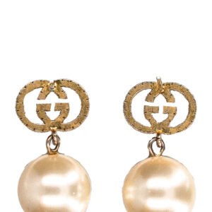 GUCCI Earrings GG Faux Pearl | Luna Bags