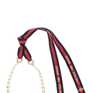 GUCCI Necklace Pearls Ribbon | Luna Bags