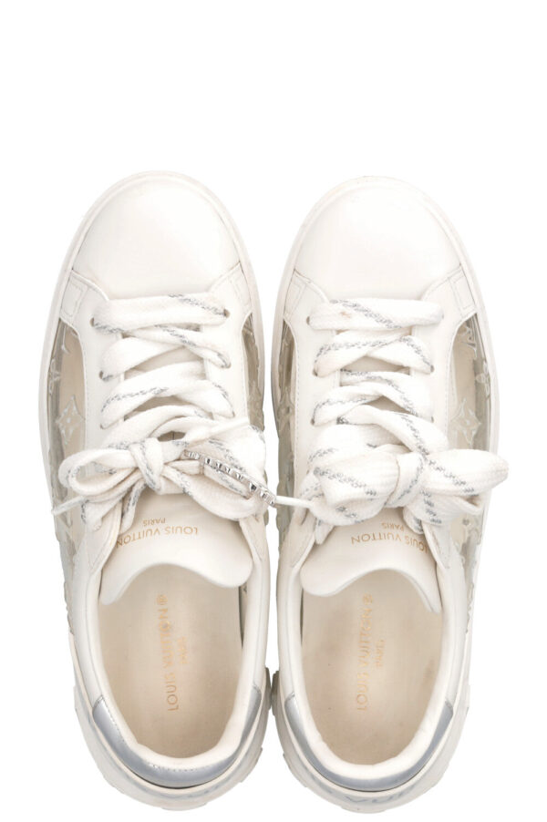 LOUIS VUITTON PVC Time Out Sneaker MNG White | Luna Bags