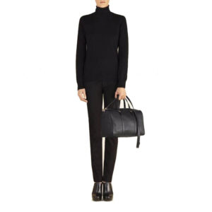 Gucci 449646 000926 GG Boston Women's Black Microguccissima Calf-Skin Leather Handbag (GG2059) | Luna Bags