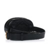 Gucci 476434 DSVRT 1000 Marmont 2.0 Women's Black Matelasse Leather Belt Bag (GG2071) | Luna Bags - Image 2