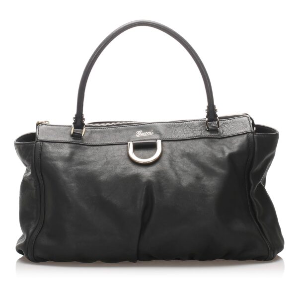 Gucci Abbey D-ring Leather Tote Bag (SHG-10724) | Luna Bags