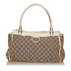 Gucci Abbey GG Canvas Shoulder Bag | Luna Bags