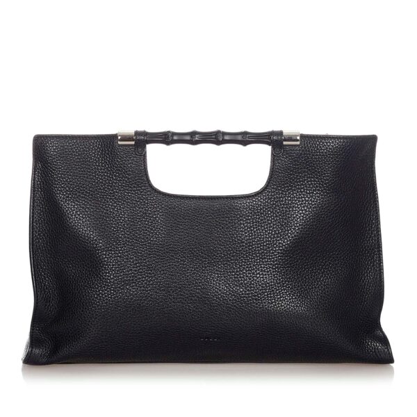 Gucci Bamboo Daily Leather Satchel | Luna Bags