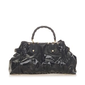 Gucci Bamboo Dialux Pop Handbag (SHG-7LYwON) | Luna Bags