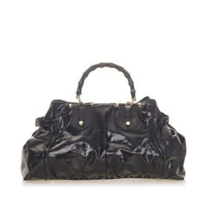 Gucci Bamboo Dialux Pop Handbag (SHG-7LYwON) | Luna Bags