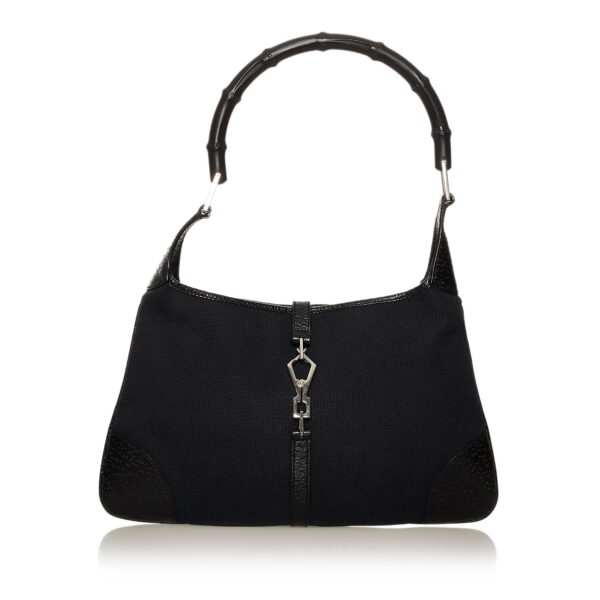 Gucci Bamboo Jackie Canvas Handbag | Luna Bags