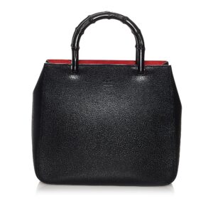 Gucci Bamboo Leather Handbag | Luna Bags