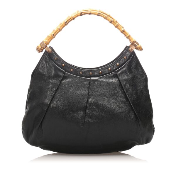 Gucci Leather Bamboo Tote  (SHG-10596) | Luna Bags