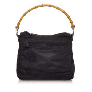 Gucci Bamboo Nylon Handbag | Luna Bags