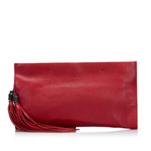 Gucci Bamboo Tassel Clutch Bag (SHG-37934) | Luna Bags