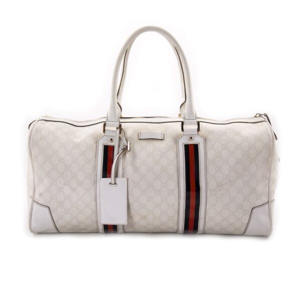 Gucci GG Large Web Duffle Bag | Luna Bags