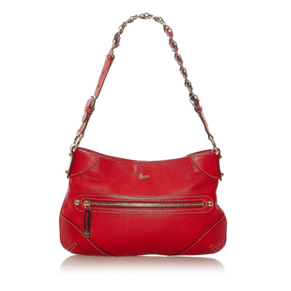 Gucci Capri Ranch Kid Leather Shoulder Bag | Luna Bags