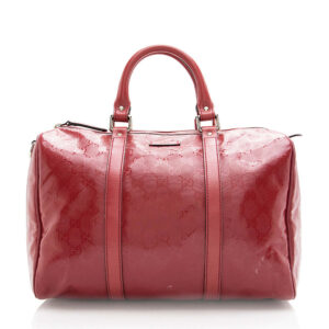 Gucci GG Coated Canvas Joy Medium Boston Bag | Luna Bags