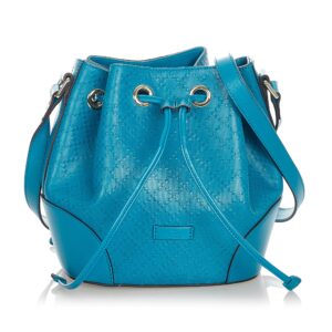 Gucci Diamante Bright Leather Bucket Bag | Luna Bags