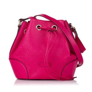 Gucci Diamante Bright Leather Bucket Bag | Luna Bags
