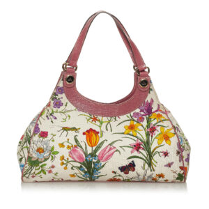 Gucci Flora Canvas Shoulder Bag | Luna Bags