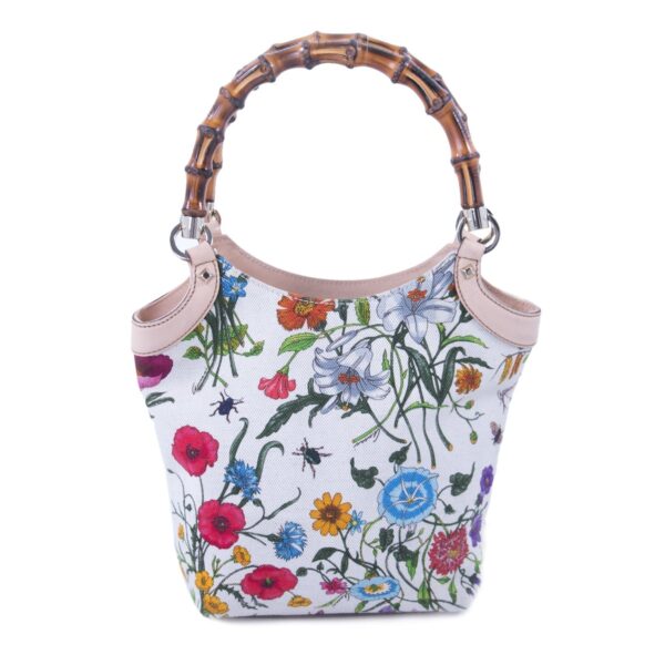 Gucci Floral Bamboo Bucket Bag | Luna Bags