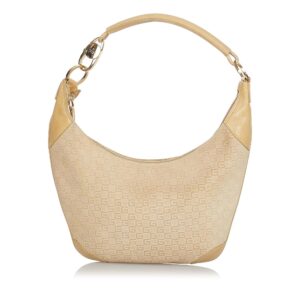 Gucci G Monogram Canvas Shoulder Bag | Luna Bags