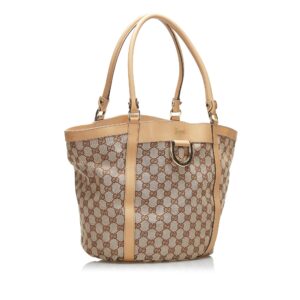 Gucci GG Canvas Abbey D-Ring Bucket Tote (SHG-zA5ukb) | Luna Bags