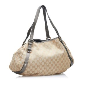 Gucci GG Canvas Abbey D-Ring Tote (SHG-bGZFwT) | Luna Bags