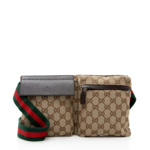 Gucci GG Canvas Web Belt Bag | Luna Bags