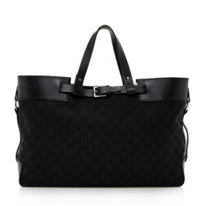 Gucci GG Canvas Belted Tote - FINAL SALE | Luna Bags