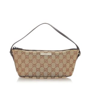 Gucci GG Canvas Boat Baguette | Luna Bags