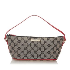 Gucci GG Canvas Boat Baguette | Luna Bags