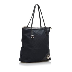 Gucci GG Canvas Britt Tote Bag (SHG-BflEaN) | Luna Bags