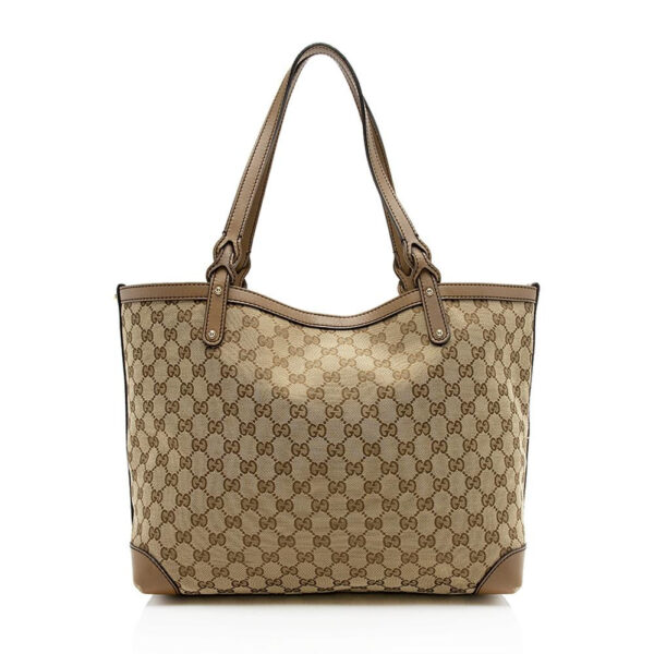 Gucci GG Canvas Craft Medium Tote (SHF-12716) | Luna Bags