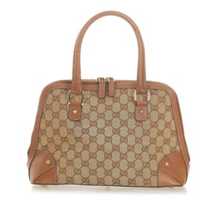 Gucci GG Canvas Dome Nail Handbag | Luna Bags