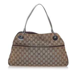 Gucci GG Canvas Eclipse Shoulder Bag | Luna Bags