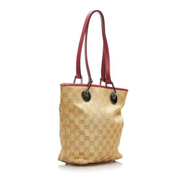Gucci GG Canvas Eclipse Tote (SHG-Yq3T5g) | Luna Bags