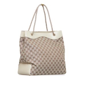 Gucci GG Canvas Gifford Tote Bag (SHG-6AAA3x) | Luna Bags