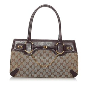 Gucci GG Canvas Horsebit Handbag | Luna Bags