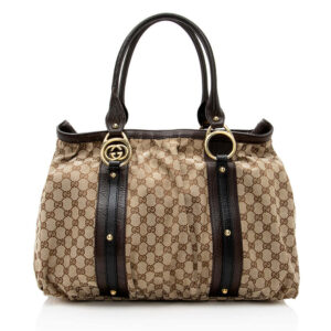 Gucci GG Canvas Interlocking Medium Tote - FINAL SALE | Luna Bags