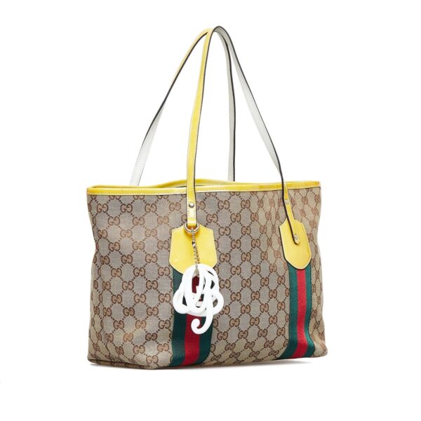 Gucci GG Canvas Jolicoeur Tote Bag (SHG-JJ05Lz) | Luna Bags