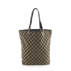 Gucci GG Canvas Large Bucket Tote (SHF-12078) | Luna Bags