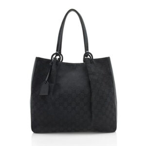 Gucci GG Canvas Leather Ring Large Tote | Luna Bags
