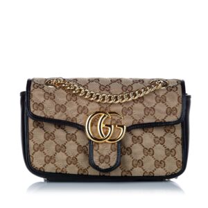 Gucci GG Canvas Marmont Crossbody Bag | Luna Bags
