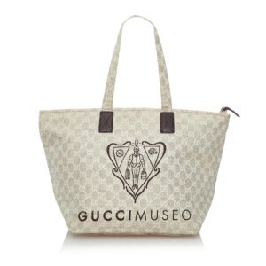 Gucci GG Canvas Museo Tote Bag | Luna Bags