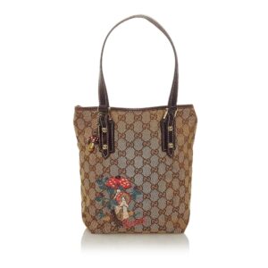 Gucci GG Canvas Mushrooms Tote Bag | Luna Bags