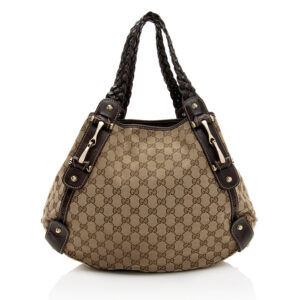 Gucci GG Canvas Pelham Medium Shoulder Bag | Luna Bags